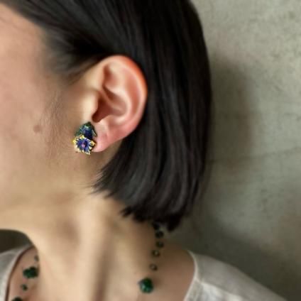 1940-50ǯ  ֥롼ե 󥰡Celluloid Earrings