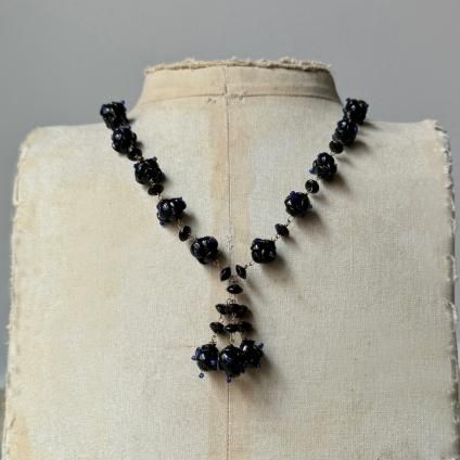 1930ǯ 饹 ե ͥå쥹 ֥åGlass Necklace