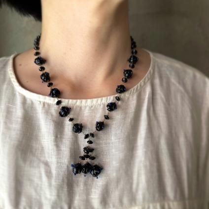 1930ǯ 饹 ե ͥå쥹 ֥åGlass Necklace