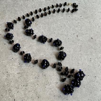 1930ǯ 饹 ե ͥå쥹 ֥åGlass Necklace