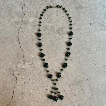1930ǯ 饹 ե ͥå쥹 ꡼Glass Necklace