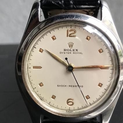 <img class='new_mark_img1' src='https://img.shop-pro.jp/img/new/icons13.gif' style='border:none;display:inline;margin:0px;padding:0px;width:auto;' />ROLEX OYSTER ROYALʥå  Ref.6144 SHOCK RESISTENCE