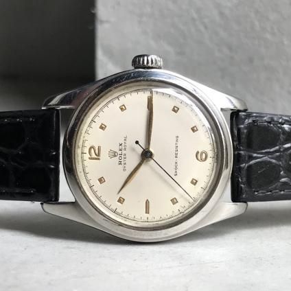 <img class='new_mark_img1' src='https://img.shop-pro.jp/img/new/icons13.gif' style='border:none;display:inline;margin:0px;padding:0px;width:auto;' />ROLEX OYSTER ROYALʥå  Ref.6144 SHOCK RESISTENCE