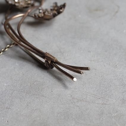ġɡե ᥿ ͥå  ֥Arts & Crafts Metal Garnet Small Flower Brooch