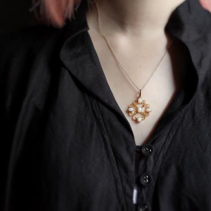 9 ѡ С ڥȡEarly 20th 9K Opal Pendant
