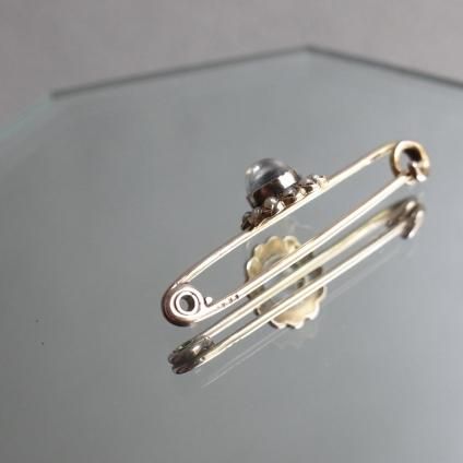 롦ǥ 9 ࡼ󥹥ȡ ѡ С ֥Art Deco 9K Moonstone Pearl Bar Brooch