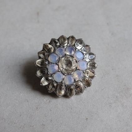 ジョージアン シルバー オパールセントガラス クリアペースト ジョージアン シルバー オパールセントガラス クリアペースト