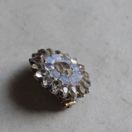 ジョージアン シルバー オパールセントガラス クリアペースト ジョージアン シルバー オパールセントガラス クリアペースト