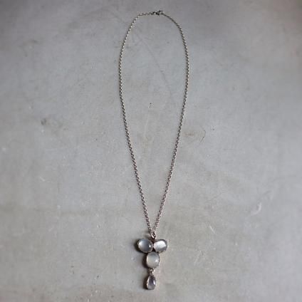 ࡼ󥹥ȡ С ڥȡEarly 20th Silver Moonstone Pendant