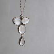 ࡼ󥹥ȡ С ڥȡEarly 20th Silver Moonstone Pendant