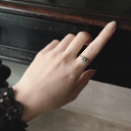 ơ 9   С󥰡9KYG Diamond Emerald Ring