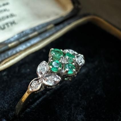 ơ 9   С󥰡9KYG Diamond Emerald Ring
