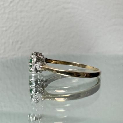 ơ 9   С󥰡9KYG Diamond Emerald Ring