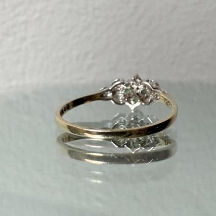 ơ 9   С󥰡9KYG Diamond Emerald Ring