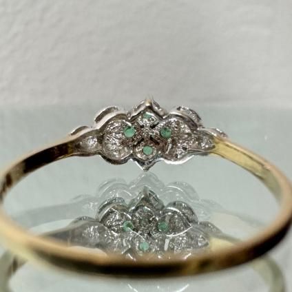 ơ 9   С󥰡9KYG Diamond Emerald Ring