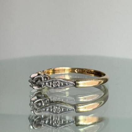 롦ǥ 18 ץ  󥰡18KYG Platinum Diamond Ring