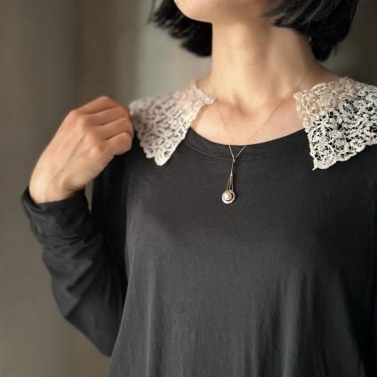 롦ǥ 12 С ѡ ͥå쥹Art deco Silver Pearl Necklace