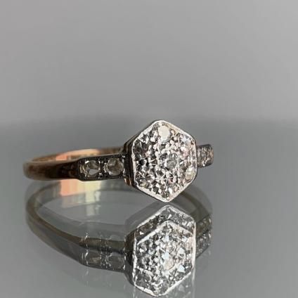 롦ǥ 18 ץ  إ󥰡18KYG Platinum Diamond Ring