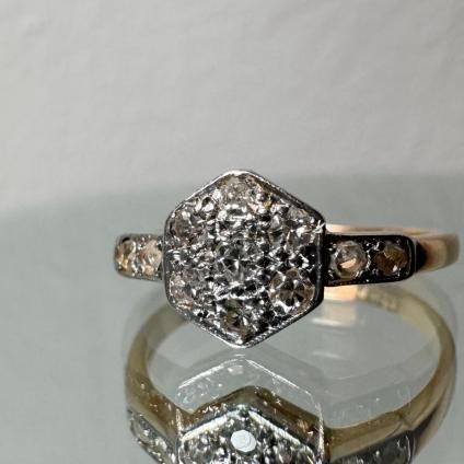 롦ǥ 18 ץ  إ󥰡18KYG Platinum Diamond Ring