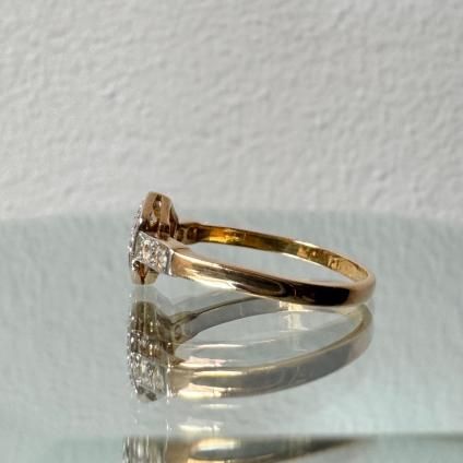 롦ǥ 18 ץ  إ󥰡18KYG Platinum Diamond Ring