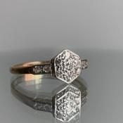 롦ǥ 18 ץ  إ󥰡18KYG Platinum Diamond Ring