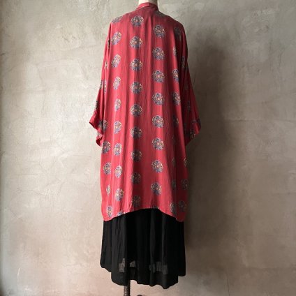 ơ 륯  ץ 󥰥Vintage Silk Print Long Gown