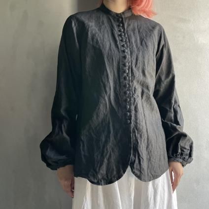 別注】HALLELUJAH 9, Victorian Chemise(ハレルヤ ヴィクトリアシャツ)Charcoal Black - JeJe PIANO ONLINE BOUTIQUE 神戸のアンティーク時計,ジュエリー,ファッション専門店 別注】HALLELUJAH 9, Victorian Chemise(ハレルヤ ヴィクトリアシャツ)Charcoal Black - JeJe PIANO ONLINE BOUTIQUE 神戸のアンティーク時計,ジュエリー,ファッション専門店