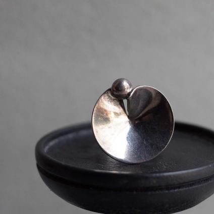 1960ǯ  С 󥰡1960 Modern Silver Ring