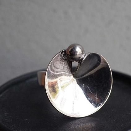 1960ǯ  С 󥰡1960 Modern Silver Ring