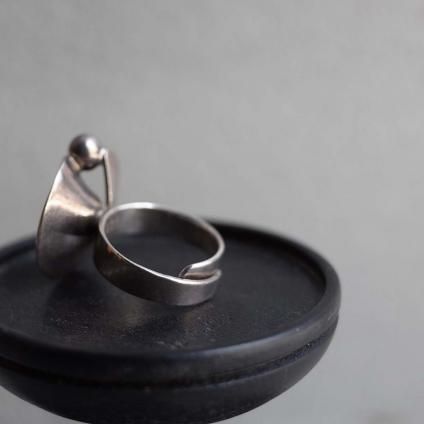 1960ǯ  С 󥰡1960 Modern Silver Ring