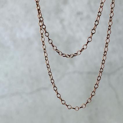 ピンクゴールドチェーンネックレス NECKLACE / PINKGOLD