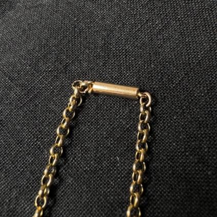 ヴィクトリアン 9金 ベルチャーチェーンネックレス（9KYG Chain