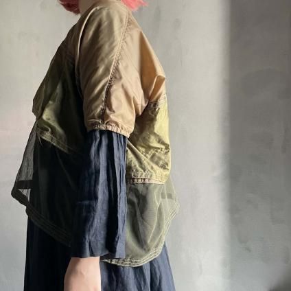 VINCENT JALBERT Parachute T-shirtʥ󥻥 ١ ѥ饷塼 TġKhaki