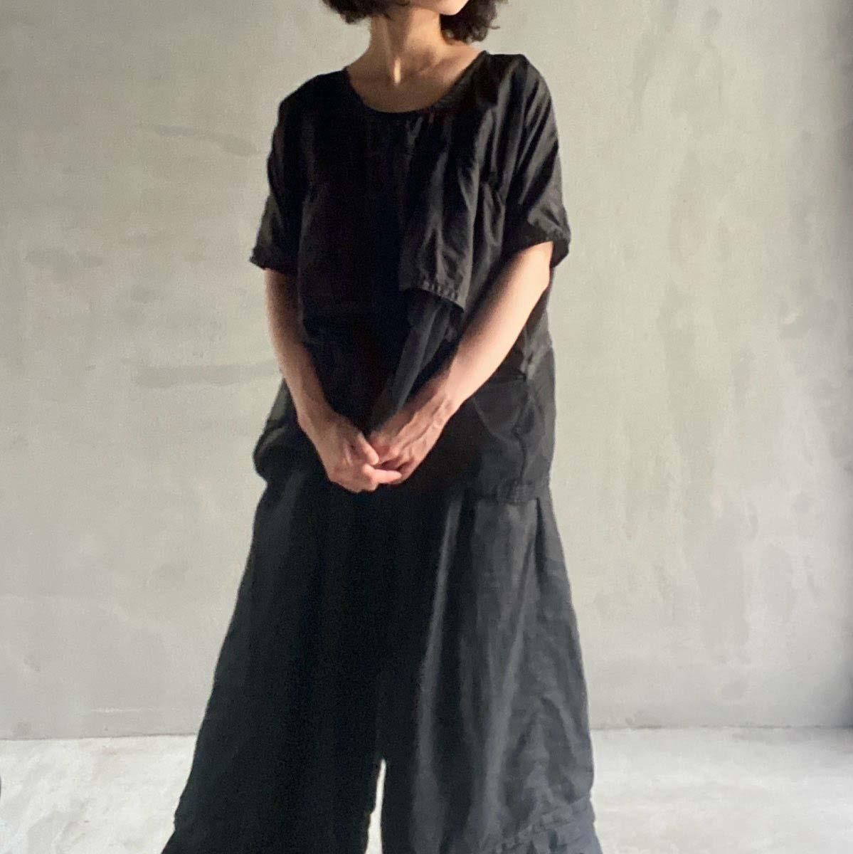 VINCENT JALBERT Parachute T-shirtʥ󥻥 ١ ѥ饷塼 TġBlack