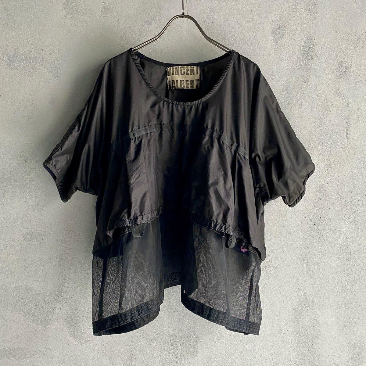 VINCENT JALBERT Parachute T-shirtʥ󥻥 ١ ѥ饷塼 TġBlack