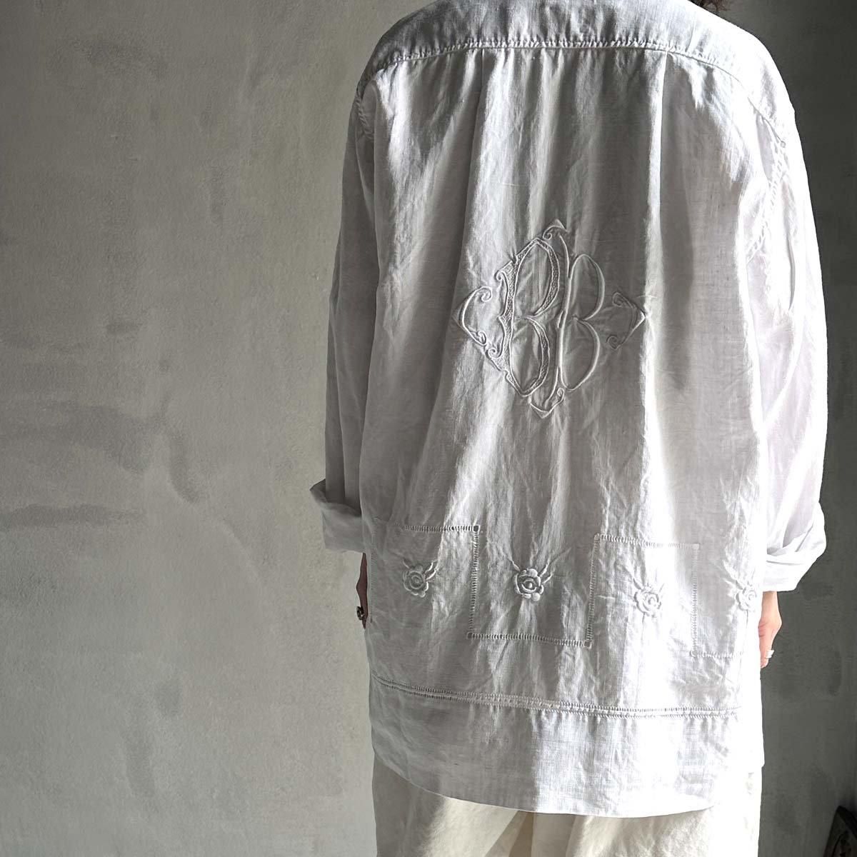 VINCENT JALBERT Shirt Embroideryʥ󥻥 ١ ɽ ġWhite