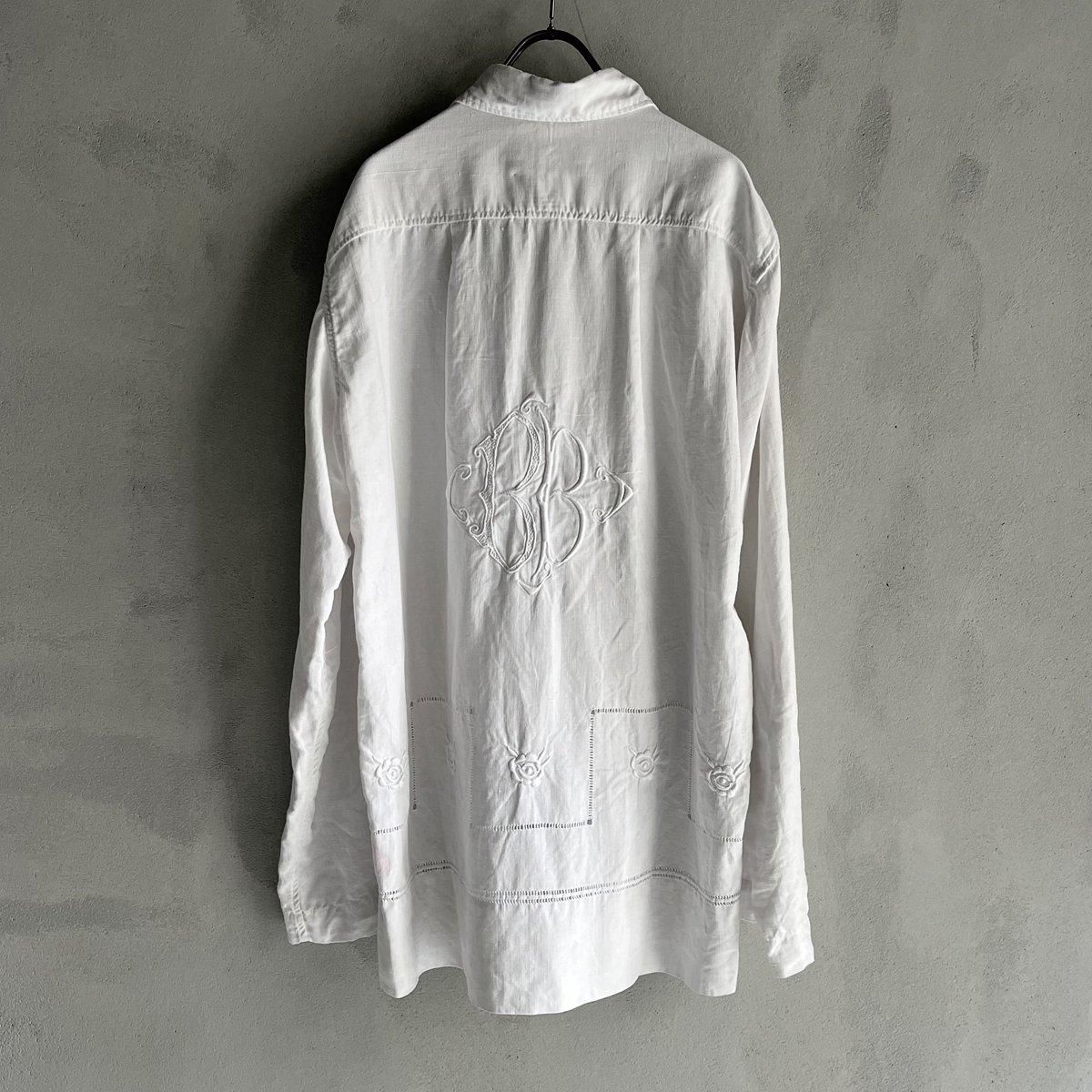VINCENT JALBERT Shirt Embroideryʥ󥻥 ١ ɽ ġWhite