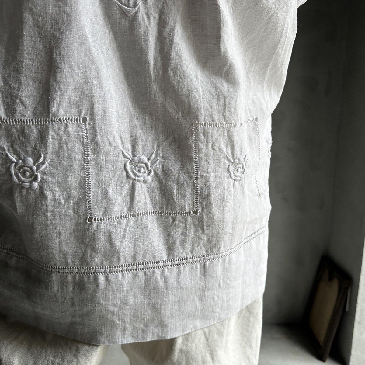 VINCENT JALBERT Shirt Embroideryʥ󥻥 ١ ɽ ġWhite