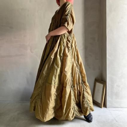 VINCENT JALBERT Parachute Dress ʥ󥻥 ١ ѥ饷塼 ɥ쥹Khaki