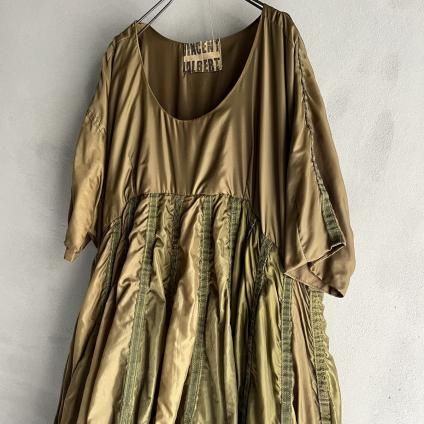 VINCENT JALBERT Parachute Dress ʥ󥻥 ١ ѥ饷塼 ɥ쥹Khaki