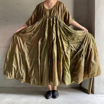 VINCENT JALBERT Parachute Dress ʥ󥻥 ١ ѥ饷塼 ɥ쥹Khaki
