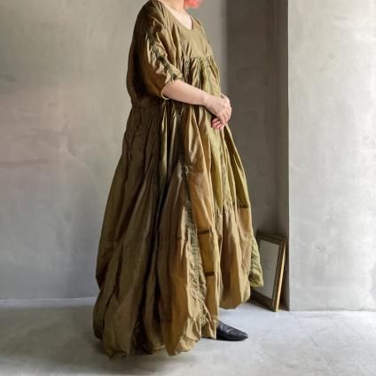 VINCENT JALBERT Parachute Dress ʥ󥻥 ١ ѥ饷塼 ɥ쥹Khaki