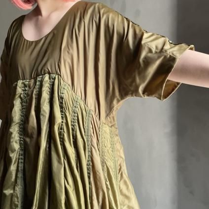 VINCENT JALBERT Parachute Dress ʥ󥻥 ١ ѥ饷塼 ɥ쥹Khaki