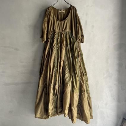 VINCENT JALBERT Parachute Dress ʥ󥻥 ١ ѥ饷塼 ɥ쥹Khaki