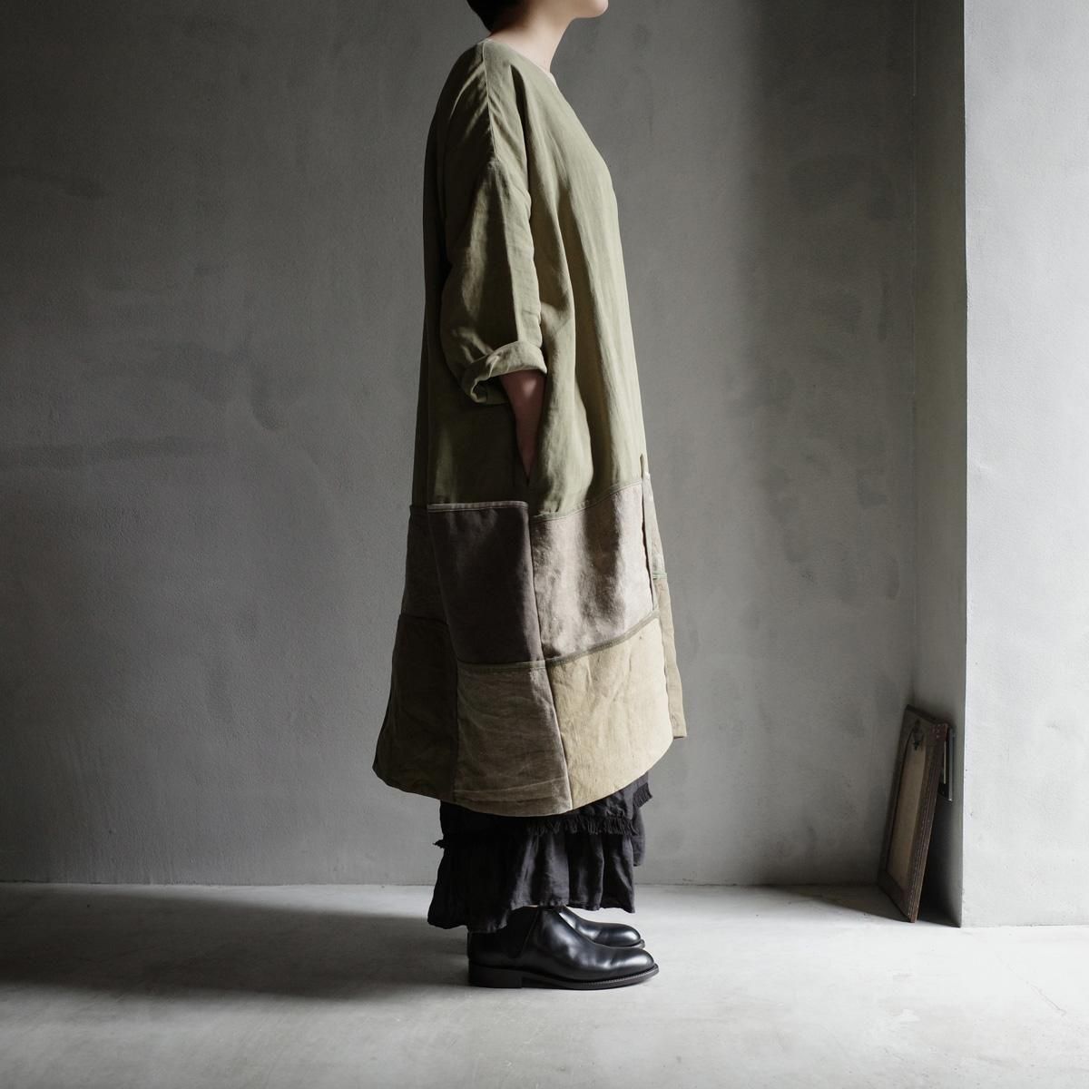 VINCENT JALBERT Large Army Patch Dressʥ󥻥 ١Khaki