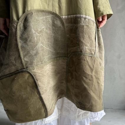 VINCENT JALBERT Large Army Patch Dressʥ󥻥 ١Khaki