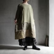 VINCENT JALBERT Large Army Patch Dress(ヴィンセント ジャルベール)Khaki