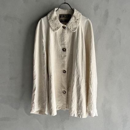 VINCENT JALBERT Lace Collar Jacketʥ󥻥 ١ 졼顼 㥱åȡNatural