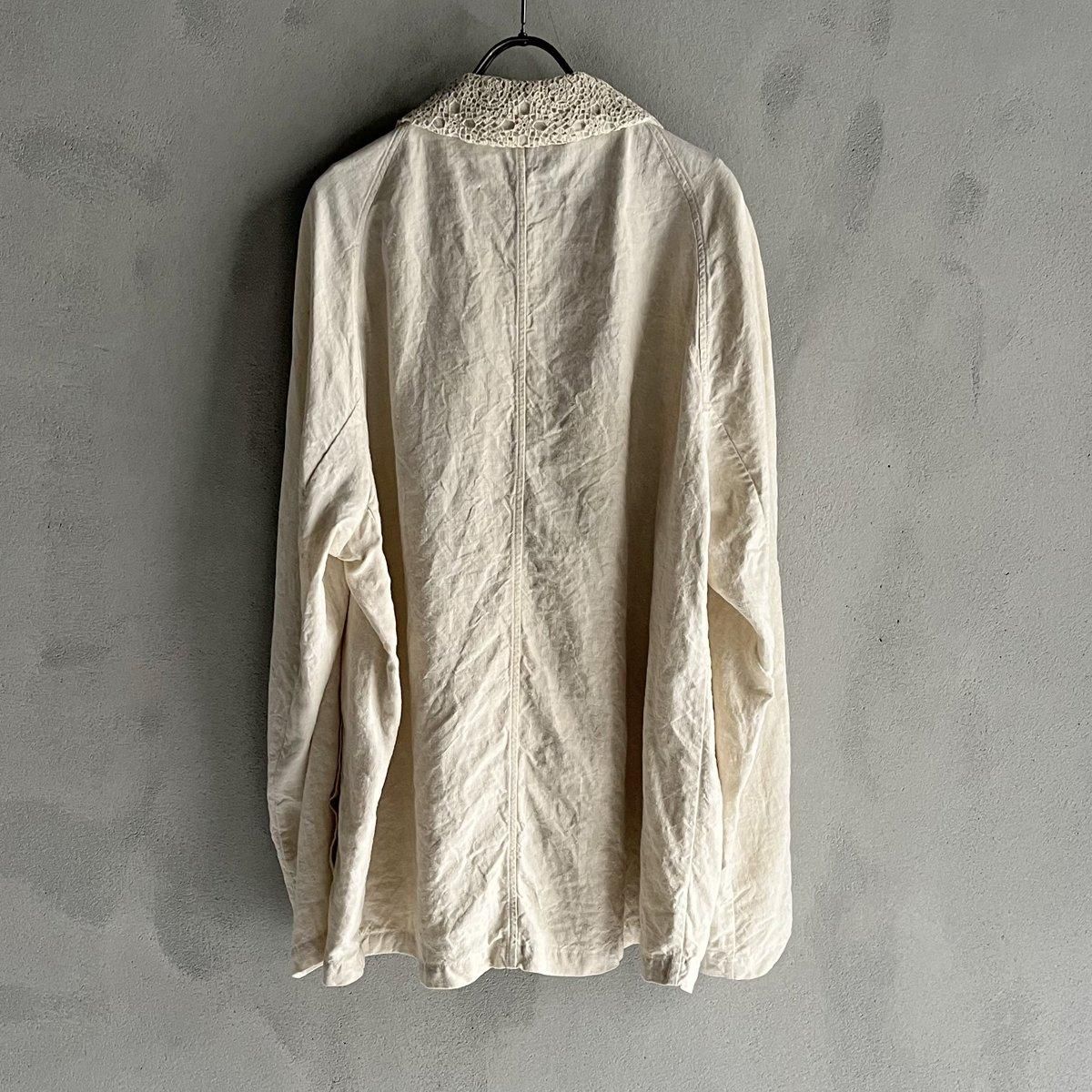 VINCENT JALBERT Lace Collar Jacketʥ󥻥 ١ 졼顼 㥱åȡNatural