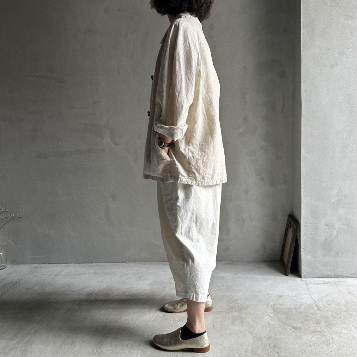 VINCENT JALBERT Lace Collar Jacketʥ󥻥 ١ 졼顼 㥱åȡNatural